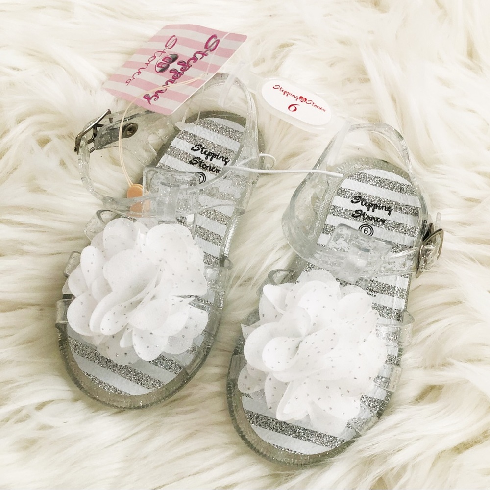 Baby Girl Flower Jelly Sandals